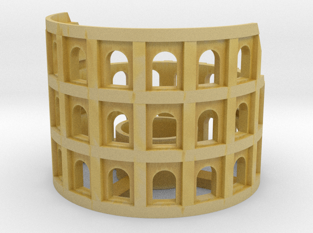 Colosseum in Tan Fine Detail Plastic