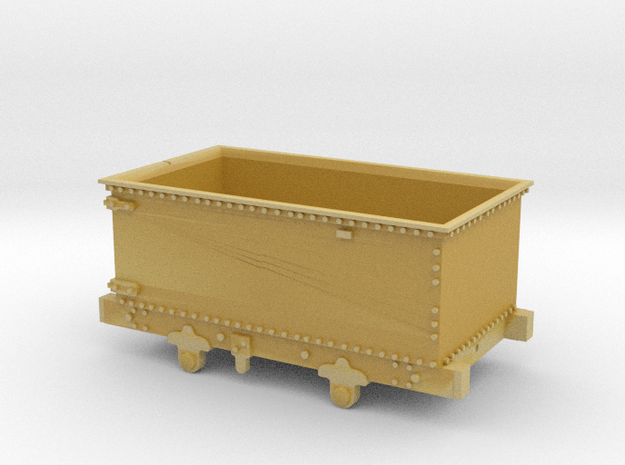 5.5mm Corris 'Queen Mary' Wagon in Tan Fine Detail Plastic