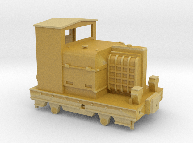 009 Motor Rail Simplex body in Tan Fine Detail Plastic