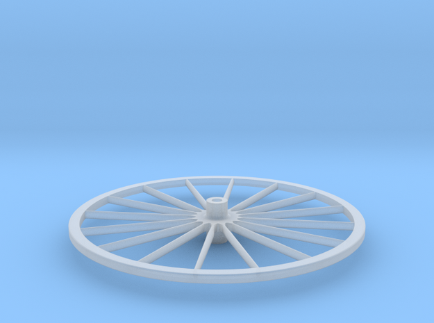 Gig wheel 64th in Clear Ultra Fine Detail Plastic