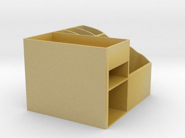 Storage Box in Tan Fine Detail Plastic