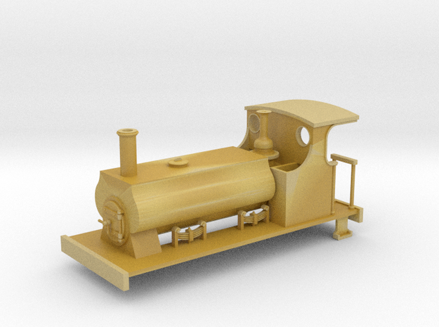 OO 0-4-0T Barclay Ogle tank loco  with cab in Tan Fine Detail Plastic