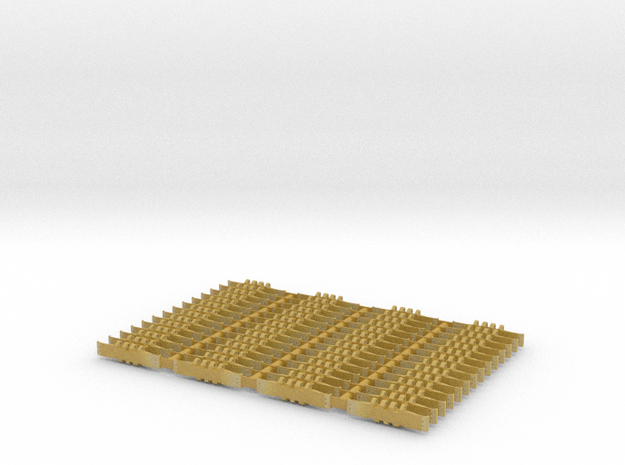 Crawler Track - 1-160 scale - Set of 56 in Tan Fine Detail Plastic