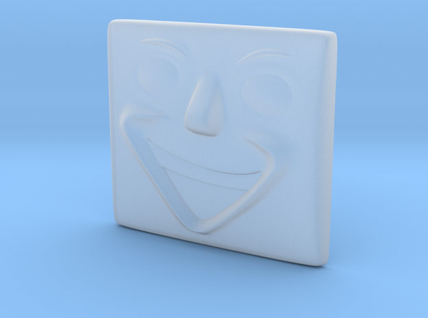 Laughing Face in Clear Ultra Fine Detail Plastic