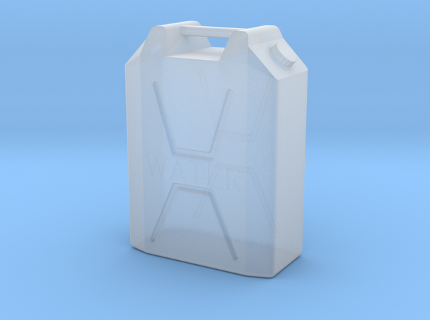 1/35 MILITARY 22lt PLASTIC WATER JERRY CAN in Clear Ultra Fine Detail Plastic