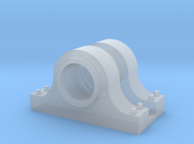 Flywheel cosmetic bearing 2mm diameter in Clear Ultra Fine Detail Plastic