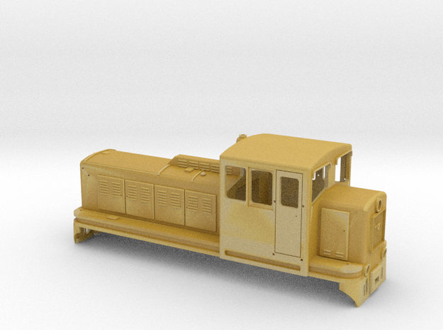 TU4 locomotive in H0e/H0n30 scale in Tan Fine Detail Plastic