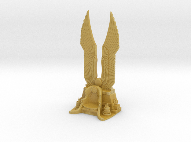 Cleopatra Throne  - 15mm scale in Tan Fine Detail Plastic