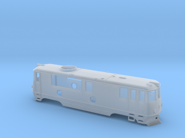 tu 3 soviet Diesel locomotives TU3 Hoe  in Clear Ultra Fine Detail Plastic