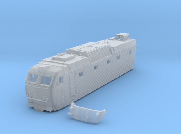 chs 7  soviet locomotive in Clear Ultra Fine Detail Plastic
