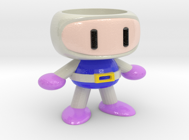 Bomber Man Cup in Glossy Full Color Sandstone