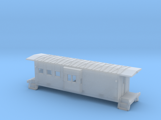 N Chessie C-27 Caboose Shell in Clear Ultra Fine Detail Plastic