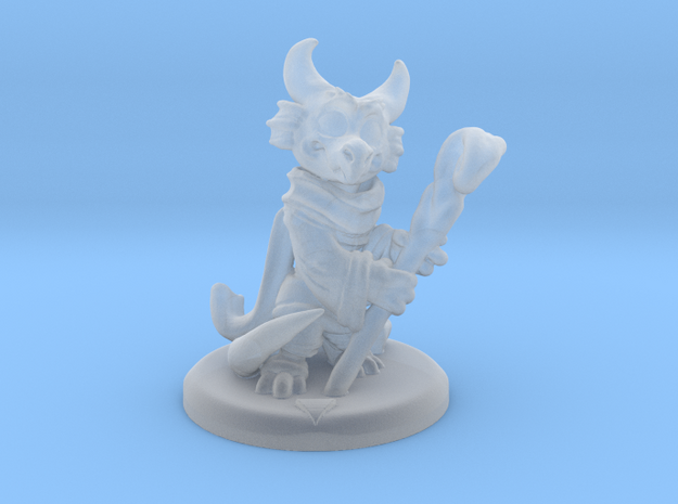 Kobold Party 01: Healer (with base) in Clear Ultra Fine Detail Plastic