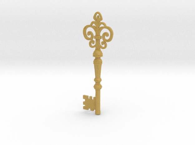 Bloodborne Upper Cathedral Key in Tan Fine Detail Plastic