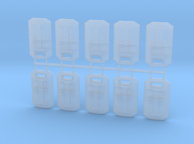riiiot shield set of 10 in Clear Ultra Fine Detail Plastic