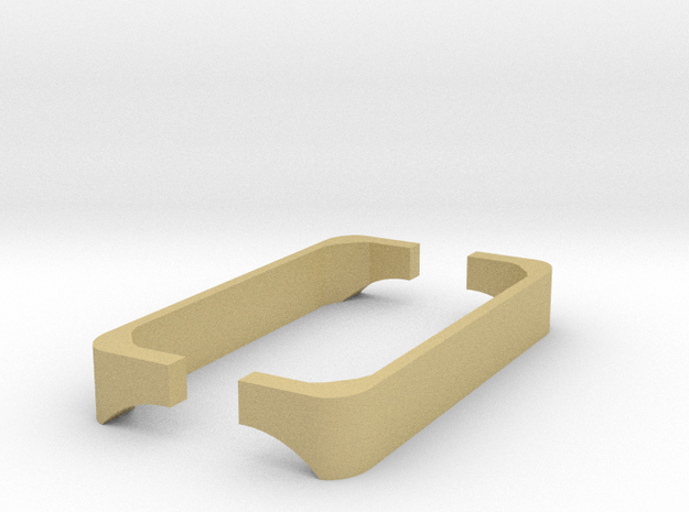1/24 wide sleeper panel for 63" bunk in Tan Fine Detail Plastic