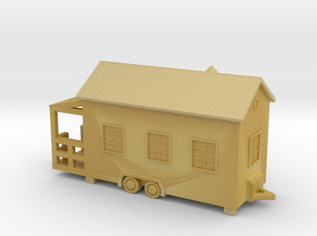 Tinyhaus / tiny house Nr.2 (Z, 1:220) in Tan Fine Detail Plastic