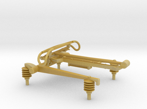 (1:76) BW-HS Pantograph (Lowered) in Tan Fine Detail Plastic