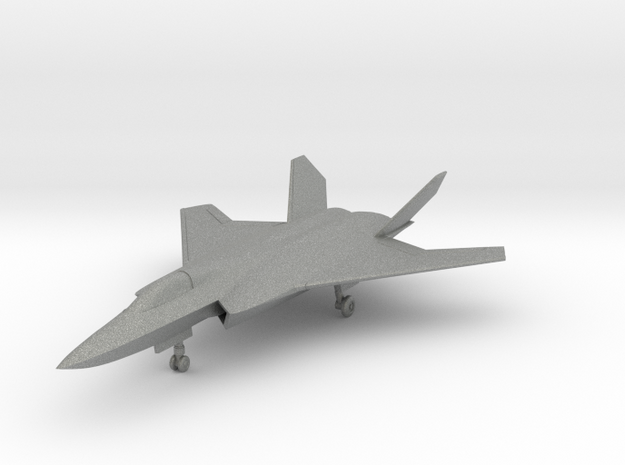 Global Combat Air Programme (GCAP) Fighter w/Gear in Gray PA12: 1:200