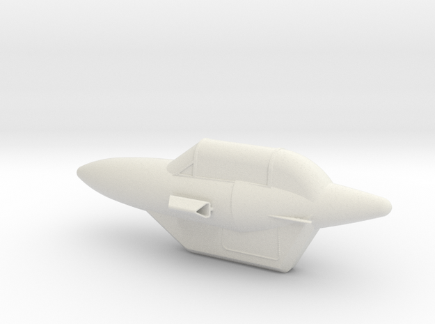 1/24 Scale Silent Runner II Midget Submarine in White Natural Versatile Plastic