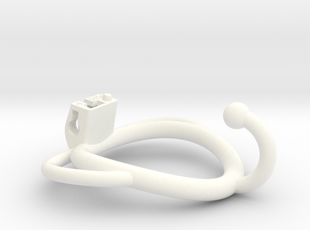 Cherry Keeper Ring G2 - 50x54mm -6° ~52mm BH LH in White Processed Versatile Plastic