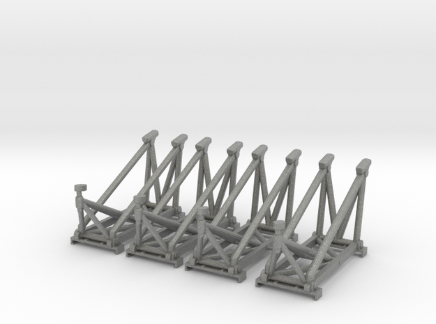 1/72 DKM Catapult Cradle SET x4 in Gray PA12