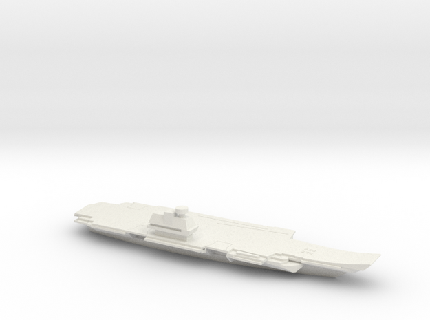 1/2000 Scale Russian Aircraft Carrier Ulyanovsk in White Natural Versatile Plastic