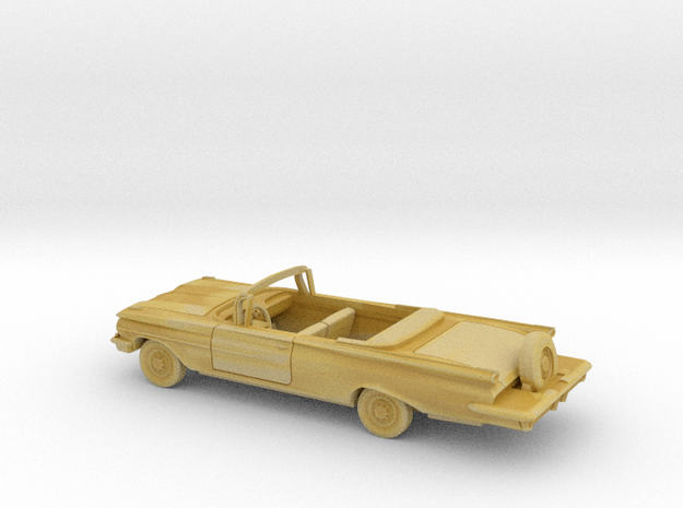 1/160 1959 Oldsmobile 88 Open Convertible Cont Kit in Tan Fine Detail Plastic
