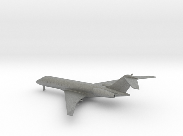 Bombardier Global Express XRS in Gray PA12: 6mm