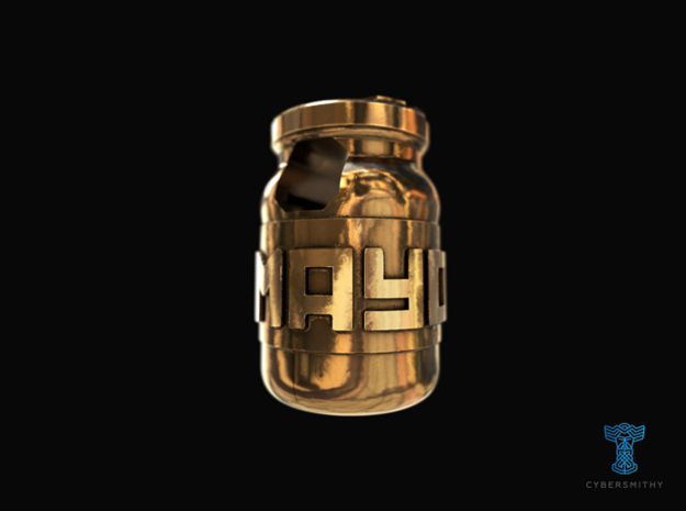 Mayonez Keychain in Polished Brass