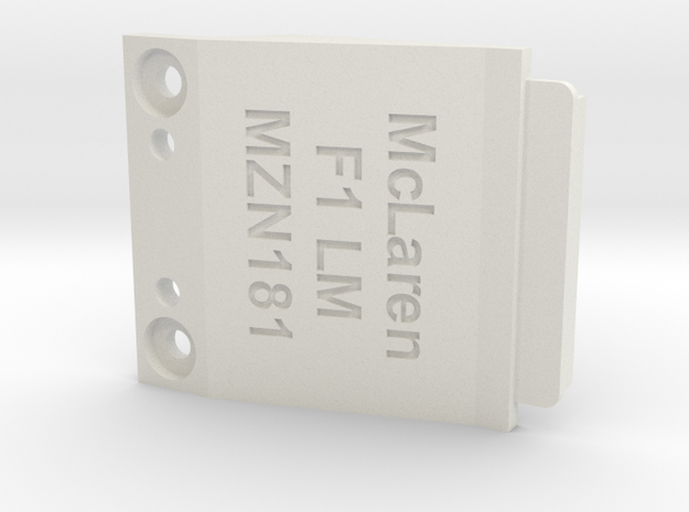 Kyosho Mini-Z McLaren F1 LM MZN181 front clip in White Natural Versatile Plastic