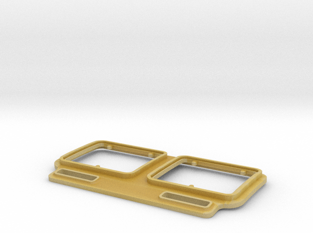 063009-03 Lunchbox Rear Windows in Tan Fine Detail Plastic