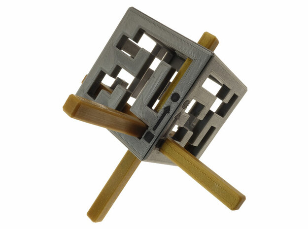 Oskar's Cube 3.5x3.5x3.5 in White Natural Versatile Plastic