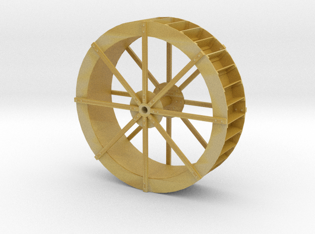 Waterwheel in Tan Fine Detail Plastic