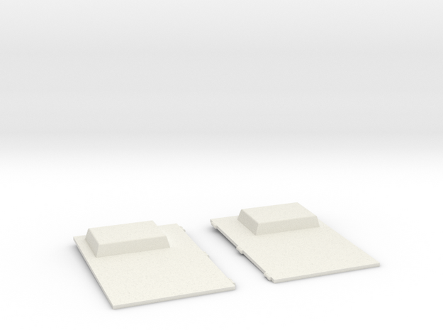 1/16 USS PCF Deck Hatches SET in White Natural Versatile Plastic