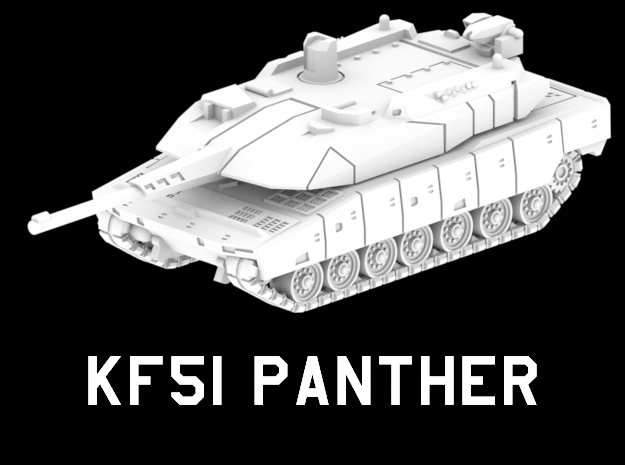 KF51 PANTHER in White Natural Versatile Plastic: 1:220 - Z