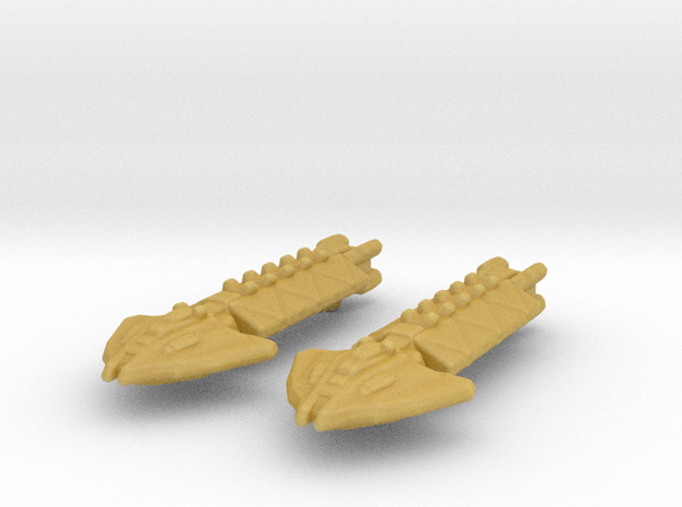 Cardassian Fleet Tender 1/15000 x2 in Tan Fine Detail Plastic