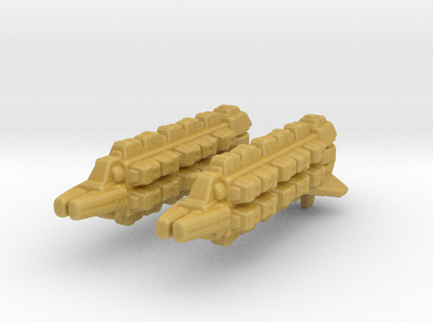 Cardassian Military Freighter 1/10000 x2 in Tan Fine Detail Plastic