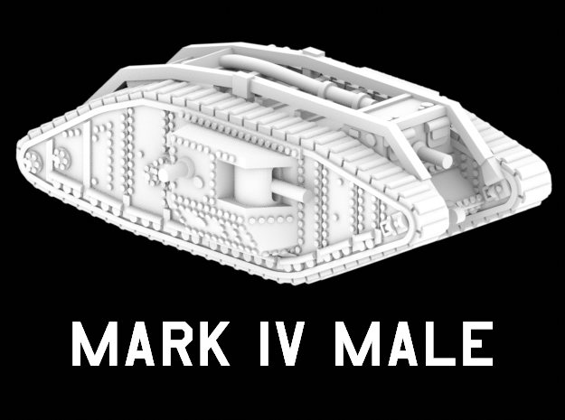 Mark IV Male in White Natural Versatile Plastic: 1:220 - Z