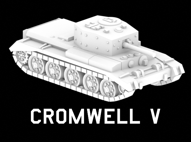 Cromwell V in White Natural Versatile Plastic: 1:220 - Z
