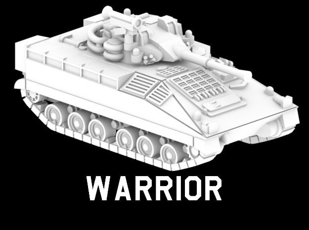 Warrior in White Natural Versatile Plastic: 1:220 - Z