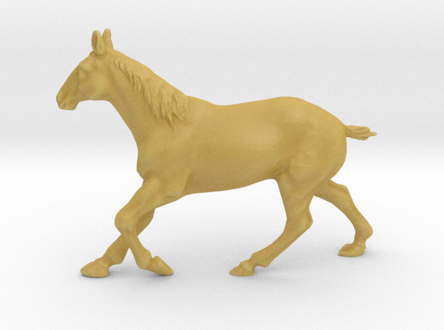 28mm horse in Tan Fine Detail Plastic