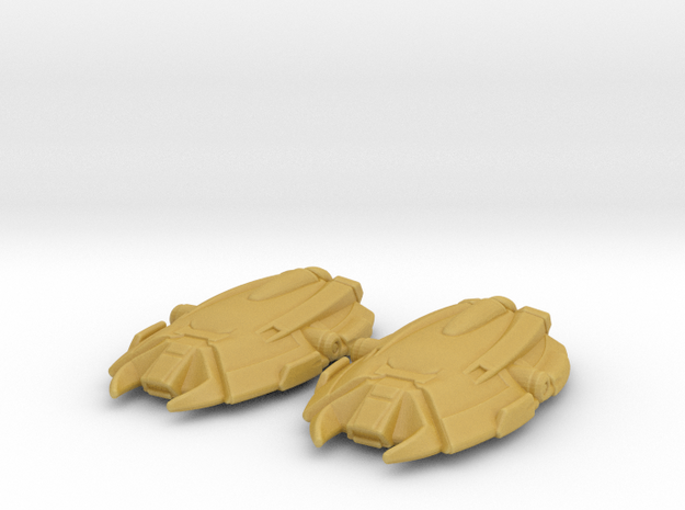 Ferengi Transport 1/2500 x2 in Tan Fine Detail Plastic