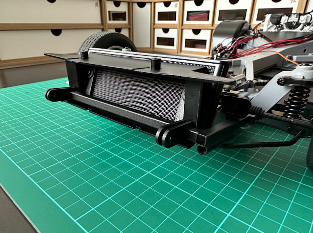 1:8 BTTF DeLorean towbar in Tan Fine Detail Plastic