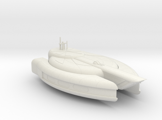 Custom Star Wars Space Yacht  in White Natural Versatile Plastic