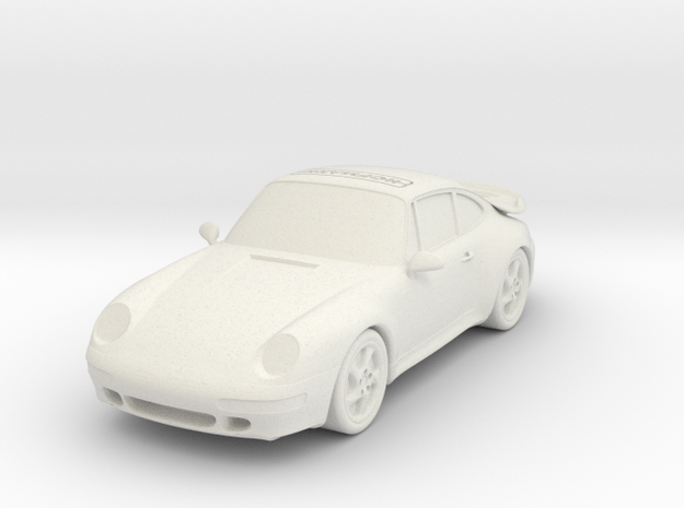 Porsche 911 in White Natural Versatile Plastic
