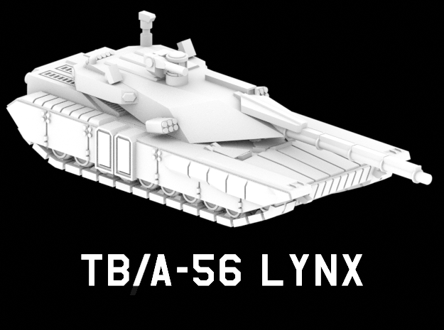 TB/A-56 Lynx in White Natural Versatile Plastic: 1:220 - Z