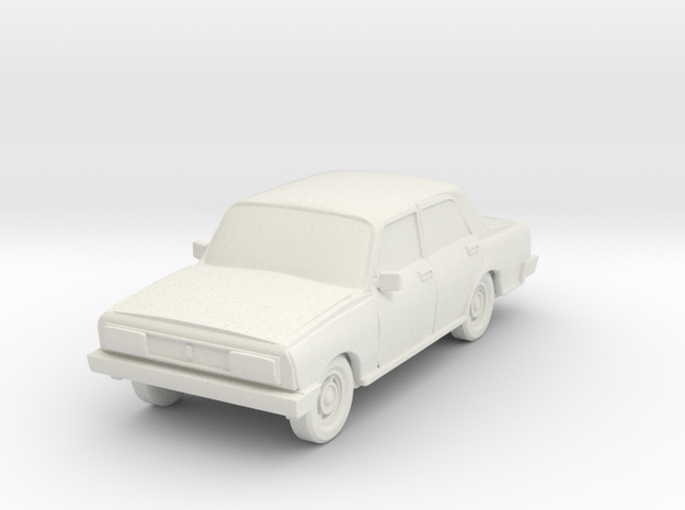 Old Car in White Natural Versatile Plastic