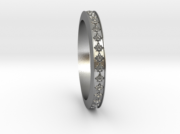Wedding Band Jewellery Ring RWJSP44 in Natural Silver: 9 / 59