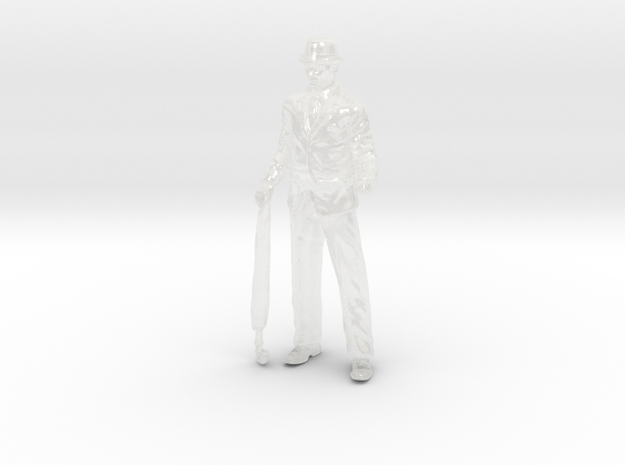The Avengers - Steed - Custom in Clear Ultra Fine Detail Plastic